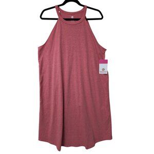 Marleylilly High Neck Tank Dress‎ Womens XL Coral Sleeveless Pullover Cover Up